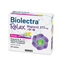 HERMES BIOLECTRA - Relax magnezij 375 mg + B + C Direkt
